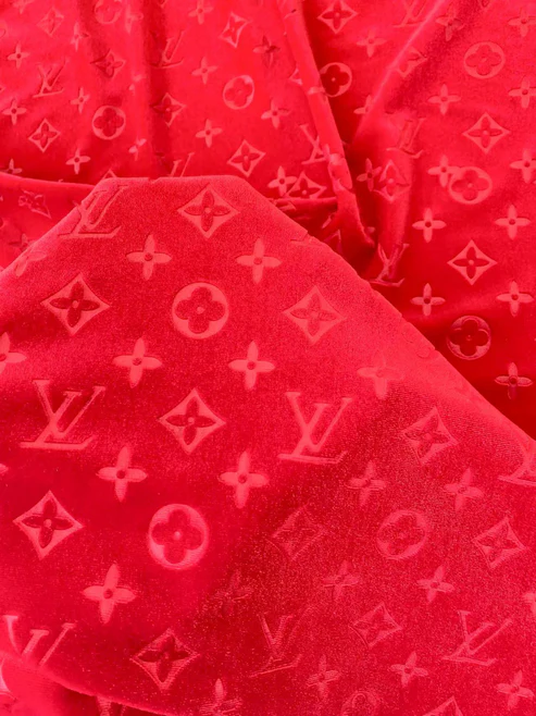 Red Velvet fabric - Sample 2