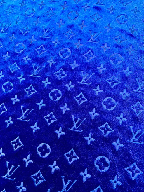Blue Velvet fabric