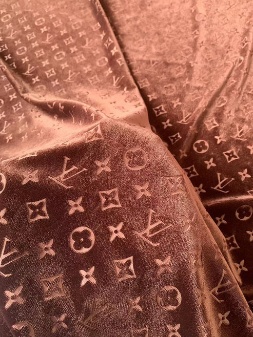 Brown Velvet fabric