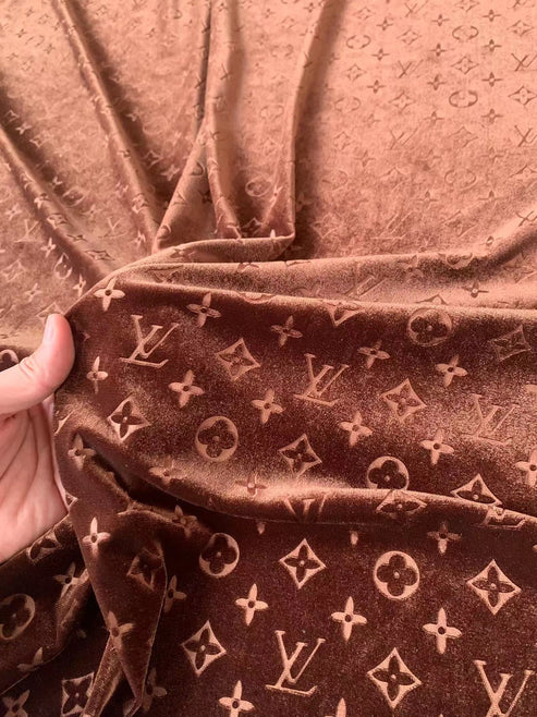 Brown Velvet fabric - Sample 2