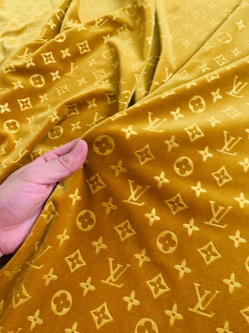 Gold Velvet fabric