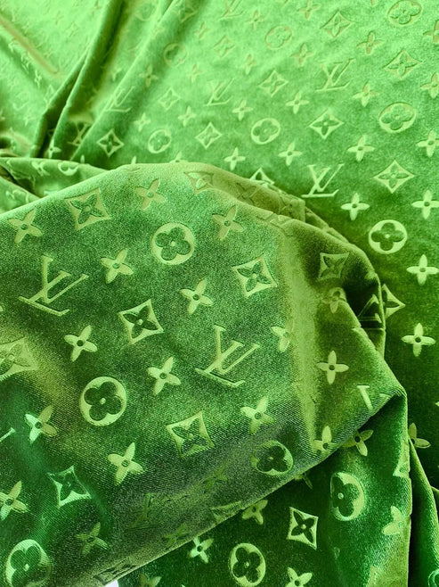 Green Velvet fabric