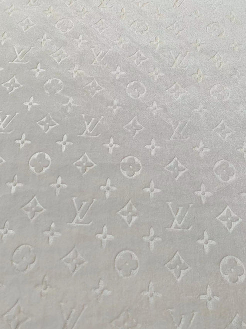White Velvet fabric - Sample 5