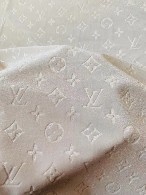White Velvet fabric