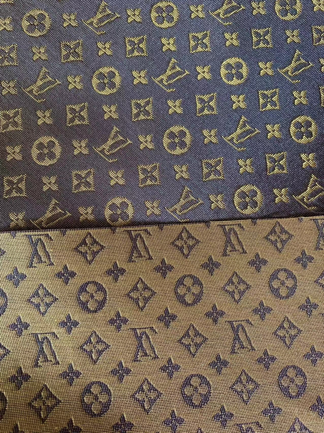 Classic LV Canvas Jacquard Fabric (Brown) - Sample 2