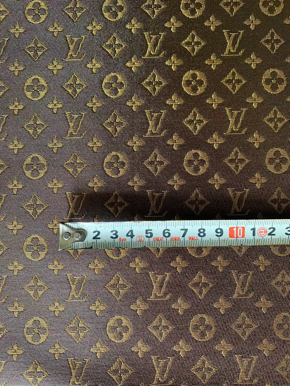 Classic LV Canvas Jacquard Fabric (Brown) - Sample 3